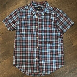 Ralph Lauren Kids Red and Blue Checkered Shirt